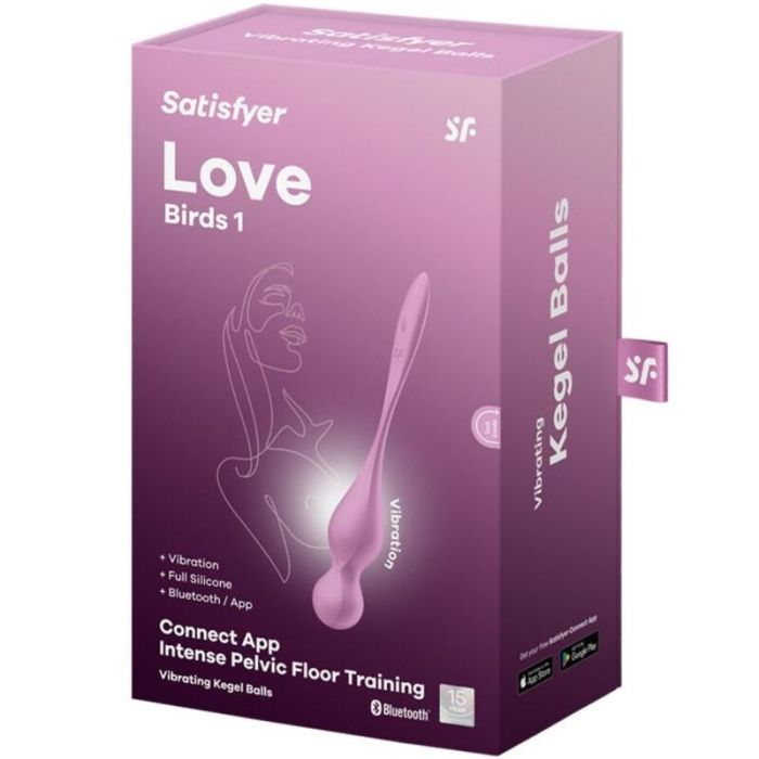 Bolas Satisfyer Love Birds 1 Rosa Caixa