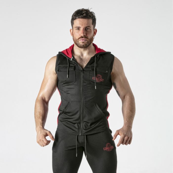 Colete Backroom Hoody Locker Gear Vermelho Frente
