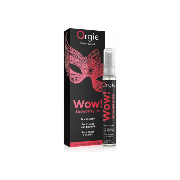 Spray Oral Orgie Wow! Blowjob Spray Morango & Menta (10 ml)