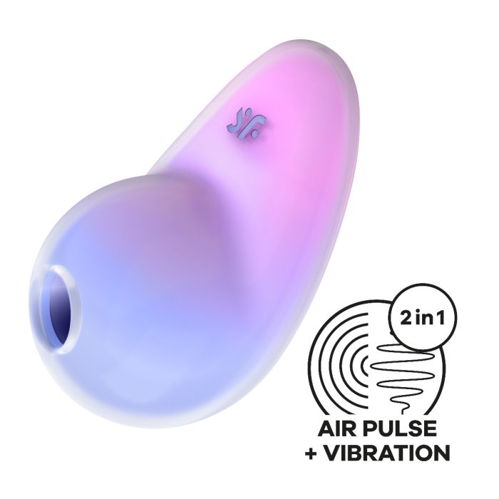 Estimulador Recarregável Pixie Dust Satisfyer Roxo & Rosa