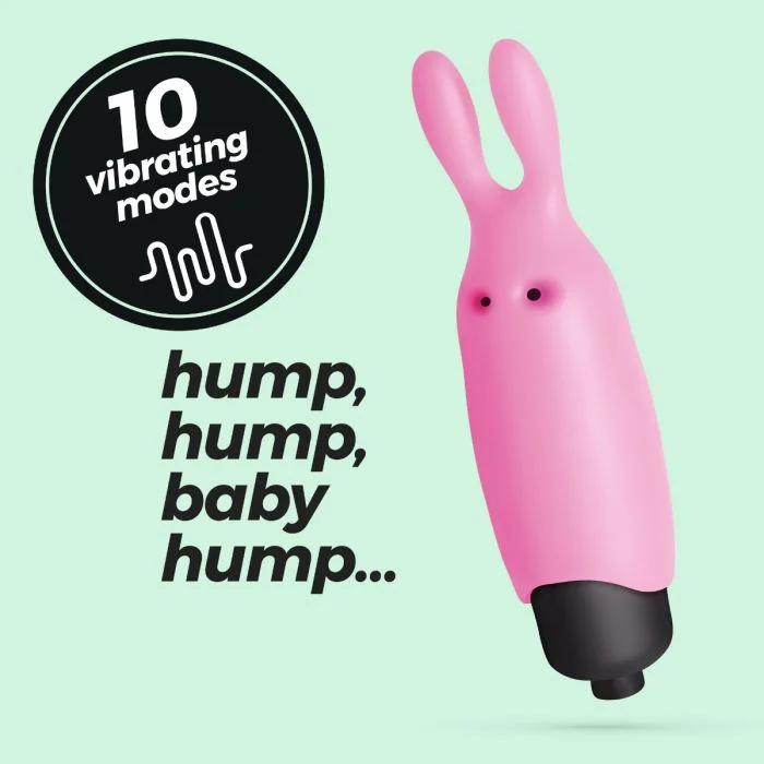 O-Pet Coelho C/ Bala Vibratória Crushious Rosa