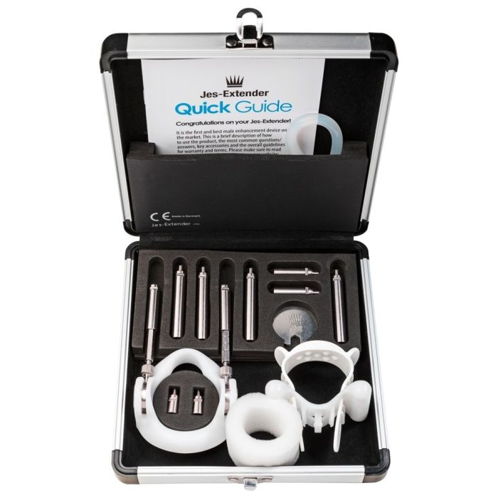 Jess Extender Branco Titanium - Aparelho de Aumento do Pénis Caixa