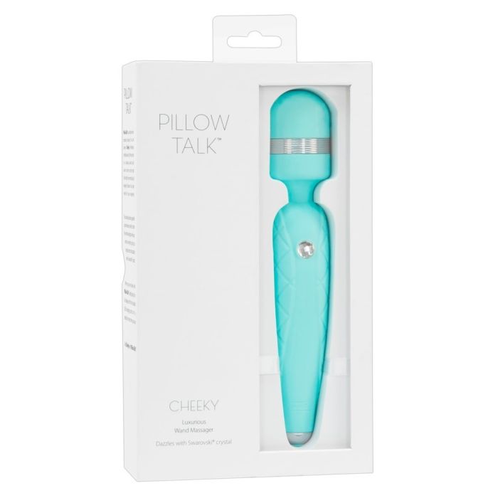 Varinha Massajadora Pillow Talk Cheeky Azul Caixa
