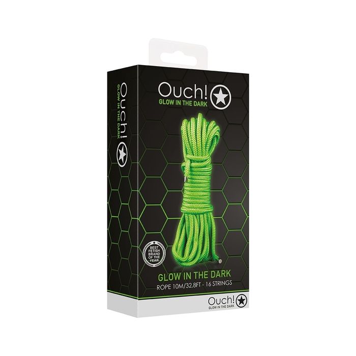 Corda de Restrição Glow in The Dark 10 Metros Ouch! Caixa