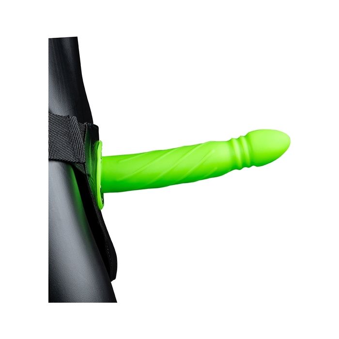Strap On Ouch! Hollow Strap-On Twisted Metallic Verde