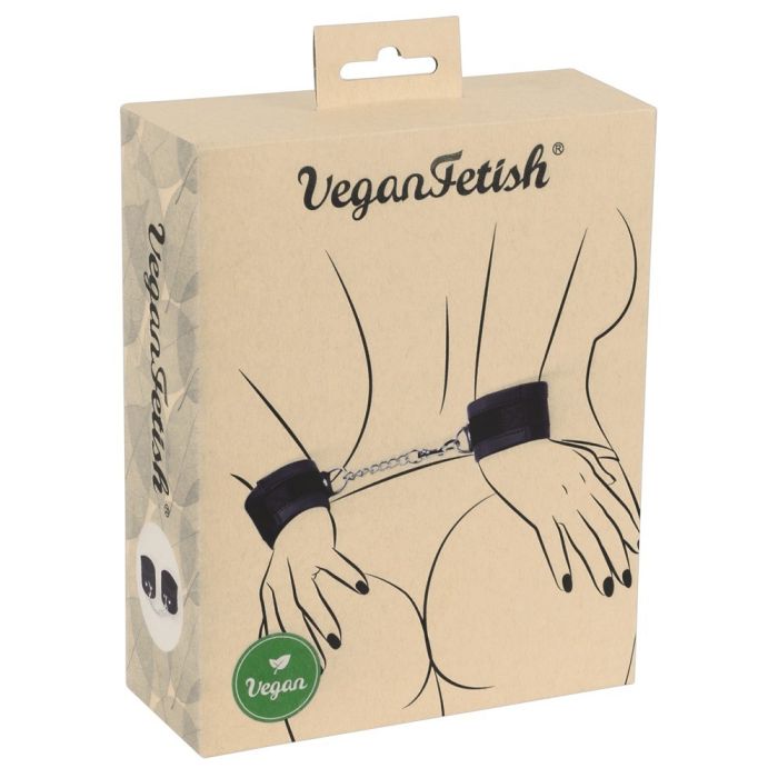 Algemas Vegan Fetish Pretas Caixa