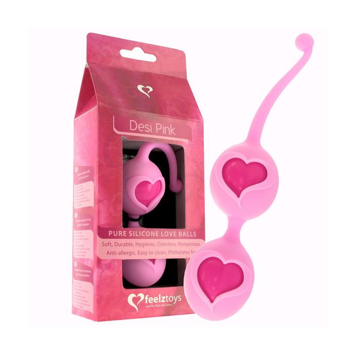 Bolas Chinesas FeelzToyz Desi Rosa