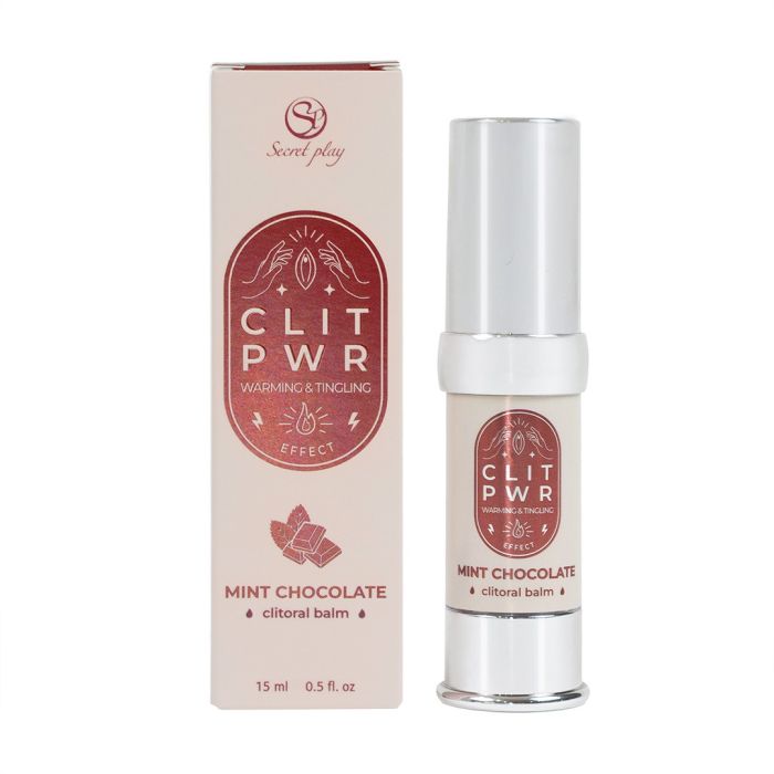 Bálsamo Estimulante Clitoris Clit Pwr Chocolate Menta Secret Play (15 ml)