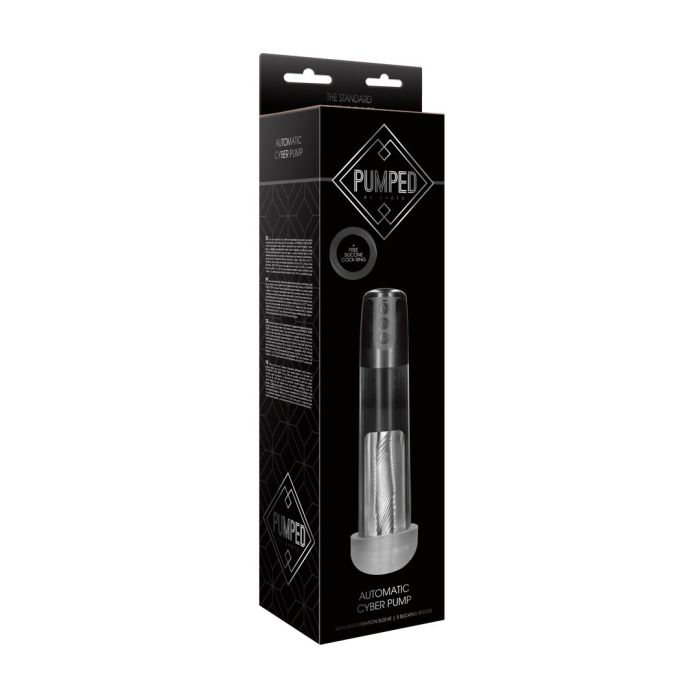 Bomba de Vácuo & Masturbador Automática Pumped Cyber Pump Preta Caixa