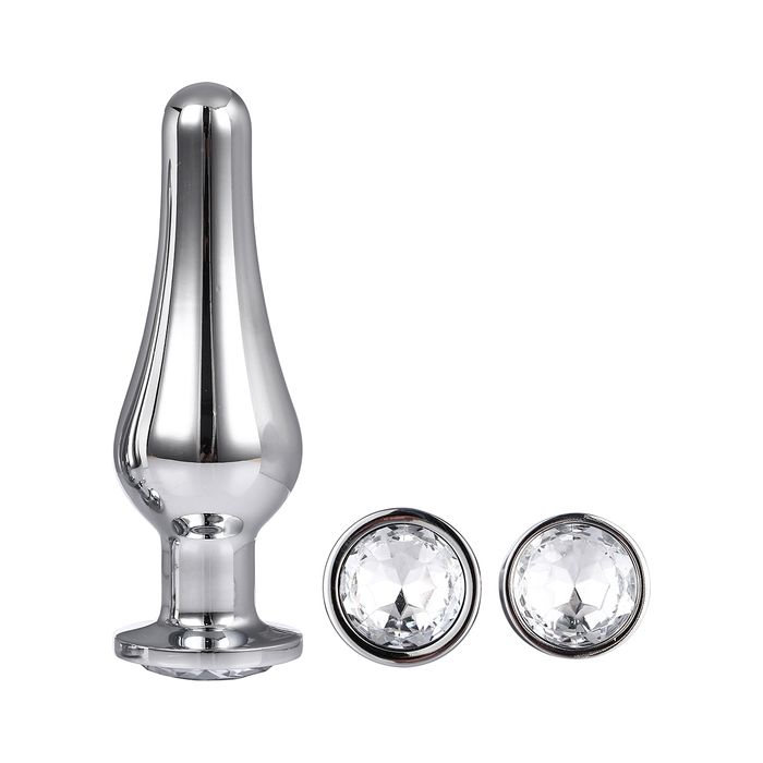 Conjunto Plugs Anais Dream Toys Cleaming Love Pleasure Prateados