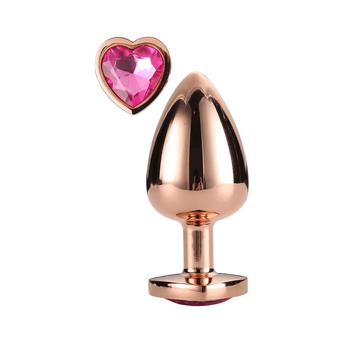 Plug Anal Dream Toys Cleaming Love Rose Dourado Grande