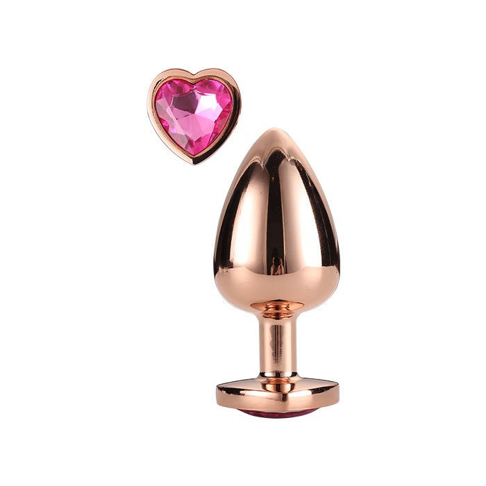 Plug Anal Dream Toys Cleaming Love Rose Dourado Médio