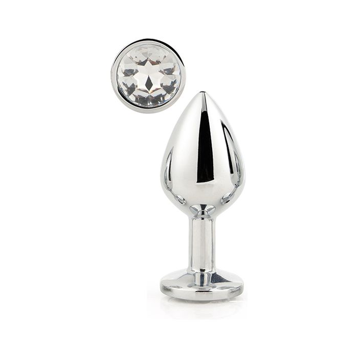 Plug Anal Dream Toys Cleaming Love Prateado Médio
