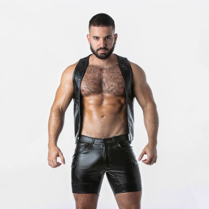 Colete Rub It Bar West Locker Gear Preto Frente