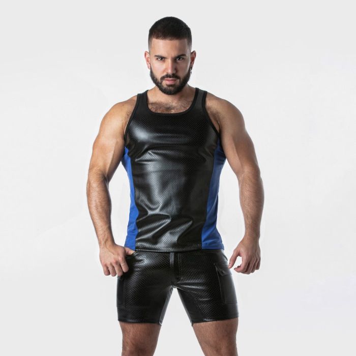 Top Rub It Tanktop Locker Gear Azul Frente