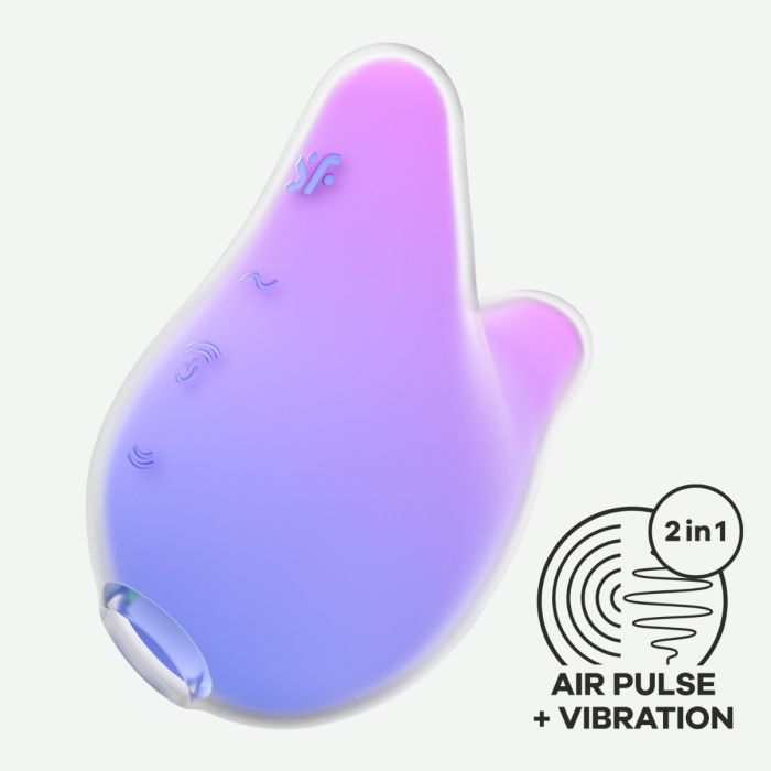 Estimulador Recarregável Mermaid Vibes Satisfyer Violeta & Rosa