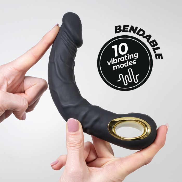 Vibrador Flexível Magnus Bend Crushious Preto