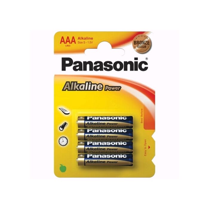 Pilhas Alcalinas Panasonic R03/AAA (4 Un)