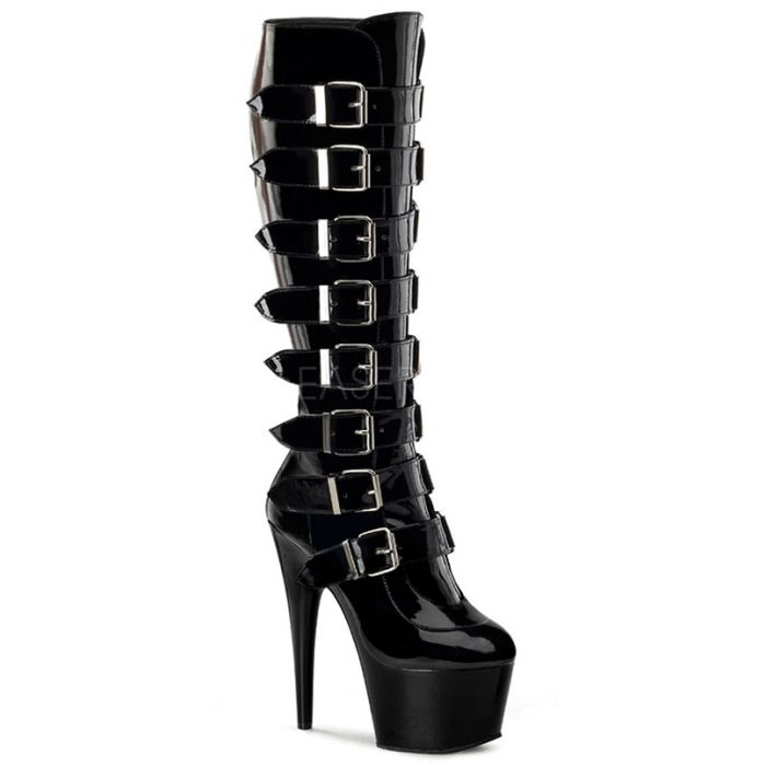 Botas Pleaser Adore 2043 Pretas