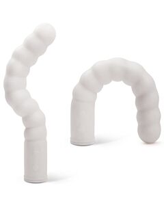 Vibrador Zig Zag Branco c/ Aquecimento 2