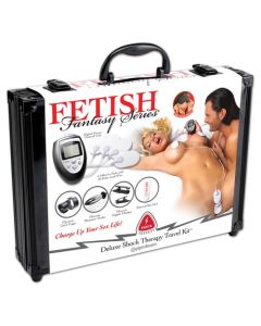 Kit Eletro Estimulador Deluxe Travel Kit Fetish Fantasy Shock Therapy Caixa