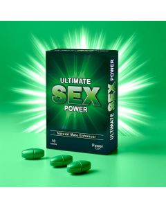 Potenciador Ultimate Sex® Power Verde Homem (10 Un)