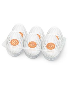 Kit Ovos Masturbadores Tenga Egg Twister (6 Un) Caixa