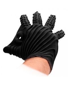 Luva Estimulante de Silicone Fist It Preta