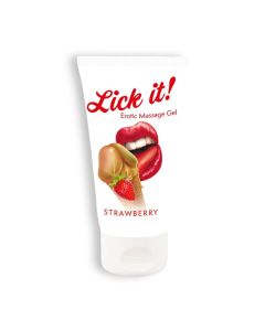 Óleo de Massagem Lick It Morango (50ml)
