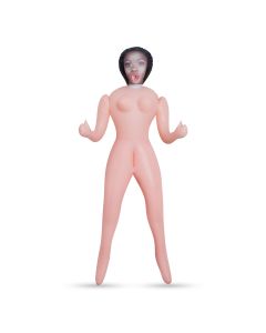Boneca Insuflável Lucia a Dona de Casa Mulata Crushious Frente