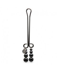 Pinça P/ Clítoris Just Sensation Beaded Clitoral Clamp 50 Shades Of Grey Darker