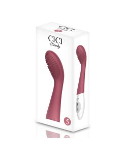 Vibrador Recarregável Cici Beauty Número 5 + Controlador Caixa