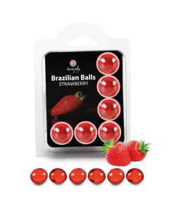 Bolinhas Explosivas Comestíveis Morango (6 Un)