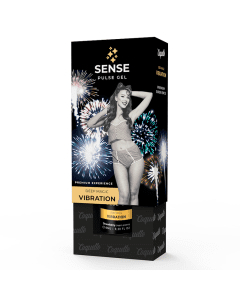 Vibrador Liquido Estimulante Unisexo Coquette Sense Pulse Gel Morango (6 ml) Caixa