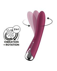 Vibrador Recarregável Satisfyer Vibe 1 Vermelho