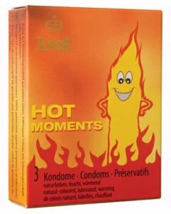 Preservativos Amor Hot Moments Efeito Quente (3 Un)