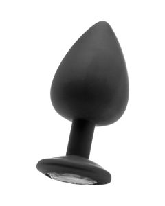 Plug Anal Diamond Butt Plug Extra Grande Preto