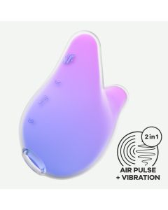 Estimulador Recarregável Pixie Dust Satisfyer Roxo & Rosa