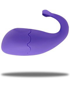 Ovo Vibratório Recarregável C/ Comando Remoto Evoque Barine Roxo