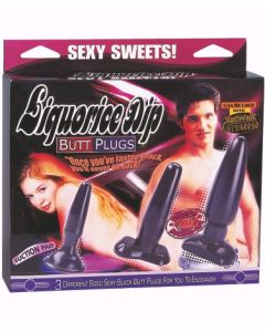 Kit de 3 Plugs Anais Liquorice Dip Caixa