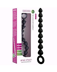 Tira de Pérolas Anais Chain Preto